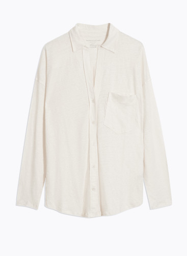 Long Sleeve Shirt Linen / Elastane