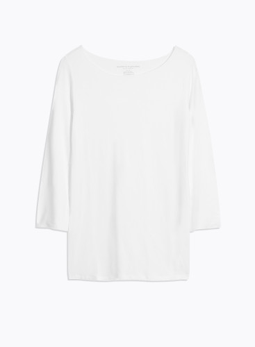 T-shirt Adèle col bateau en Viscose / Élasthanne