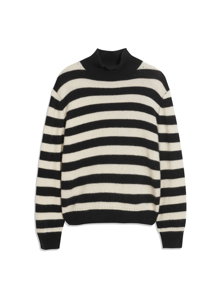 Pullovers Manches Longues Col Montant en Raccon wool / Polyamide