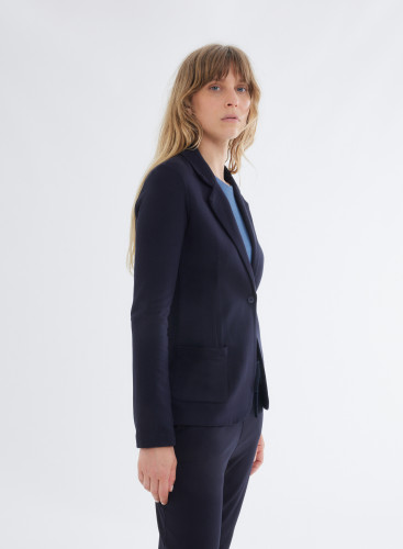 Diane 1-button jacket in Viscose / Elastane