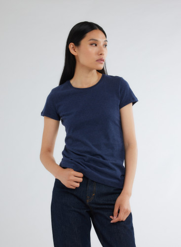 Short Sleeves Round neck T-shirt in Organic Cotton