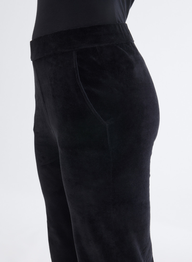 Pantalon velours en Coton / Modal