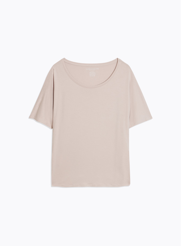 Short Sleeve T-shirt in Viscose / Elastane