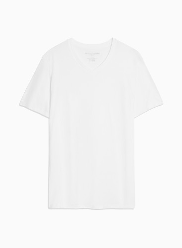 Camiseta Paul cuello V manga corta de Algodón Silk Touch