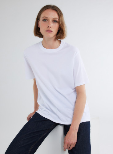 Short Sleeves Round neck T-shirt in Organic Cotton