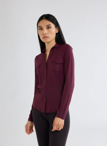 Ana Shirt 2 pockets in Viscose / Elastane