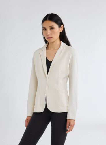 Long Sleeves Jacket in Viscose / Elastane