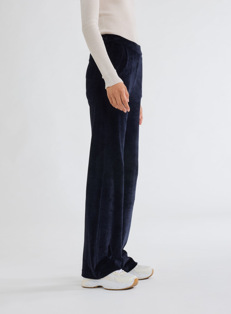 Pantalon   en Coton Organique / Modal / Elasthanne