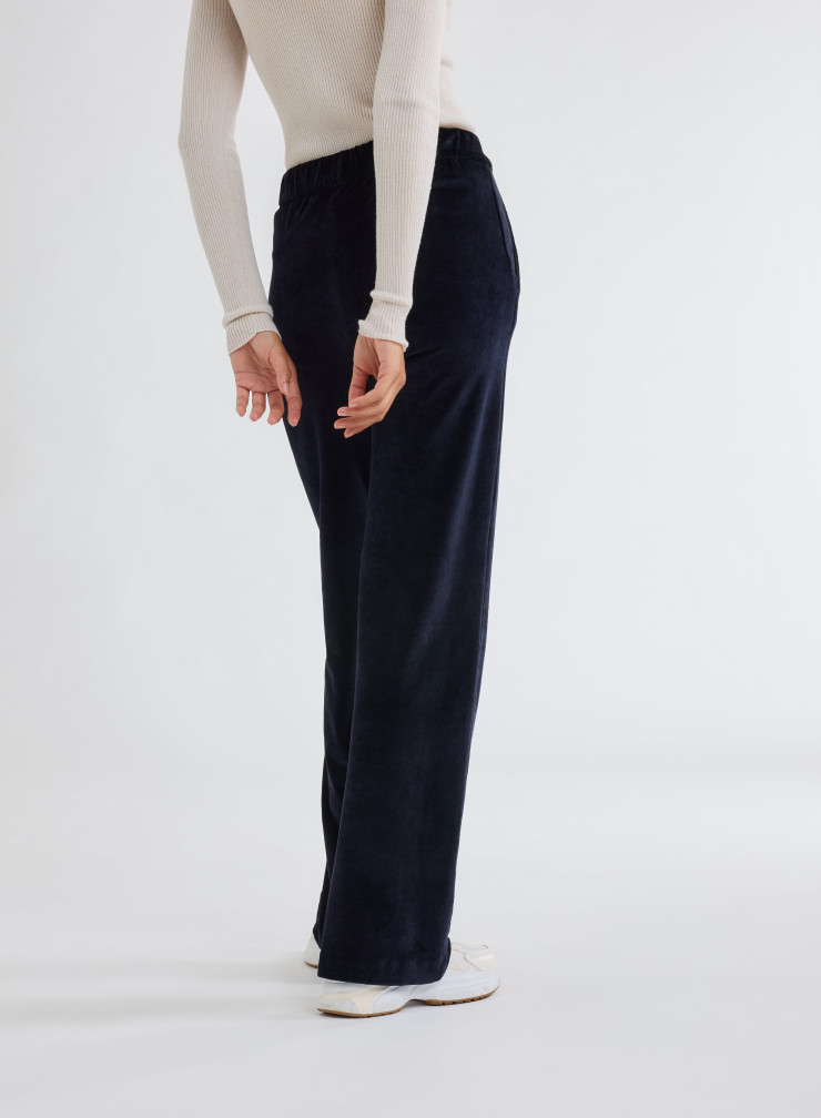 Pantalon   en Coton Organique / Modal / Elasthanne