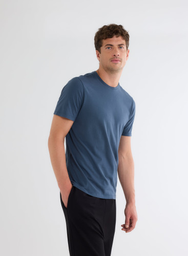 Short Sleeves Round neck T-shirt in Organic Cotton / Recycled Cotton