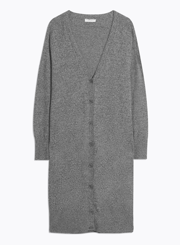 Long sleeves Cardigan V-neck in Cashmere