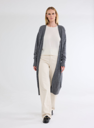 Long sleeves Cardigan V-neck in Cashmere