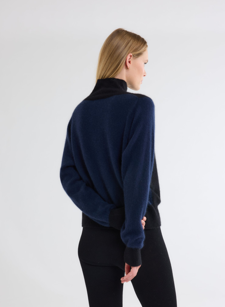 Pullovers Manches Longues Col Roulé en Raccon wool / Polyamide