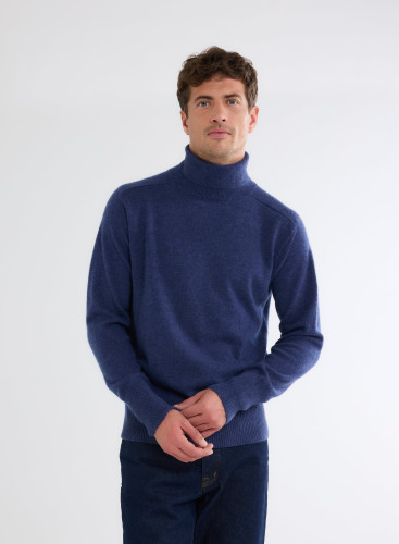 Long Sleeves Turtle neck Sweater in Cashmere