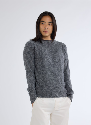 Long Sleeves Round neck Sweater in Cashmere