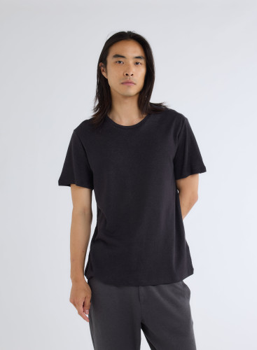 Cotton / Cashmere double-sided Short Sleeve T-shirt