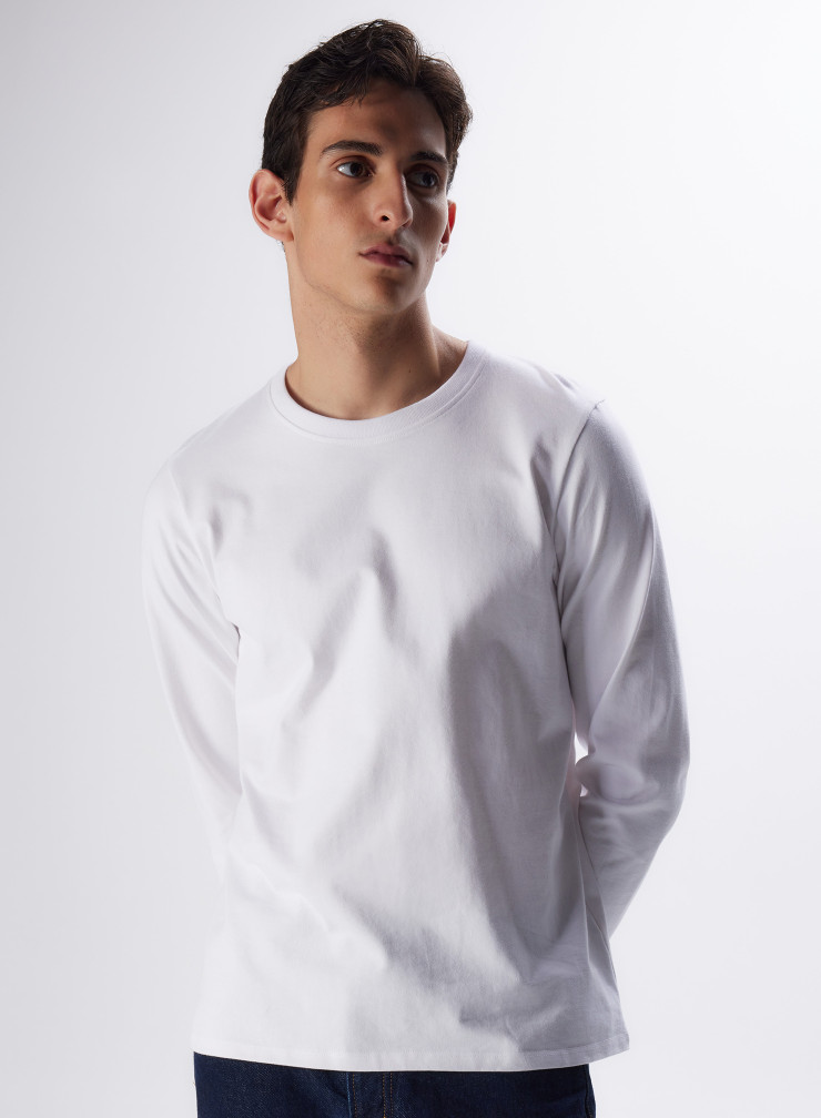 Camiseta Hombre Marca Set 57313 de manga larga algodón - Bigarte