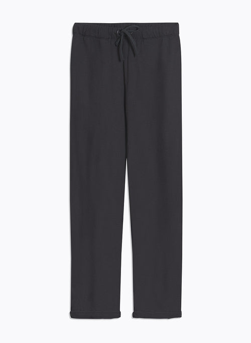 Navy Trousers with Viscose and Elastane Pockets - MAJESTIC FILATURES