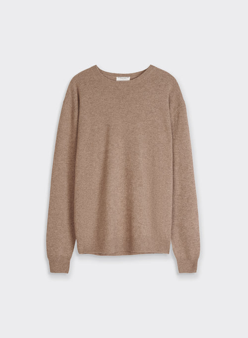 "Cashmere Long Sleeve Round Neck Pull" - MAJESTIC FILATURES