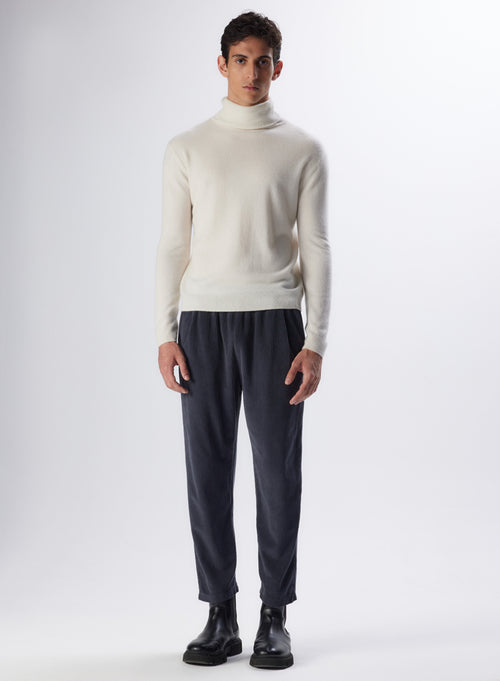 "Cashmere Turtleneck Long Sleeve Pull" - MAJESTIC FILATURES