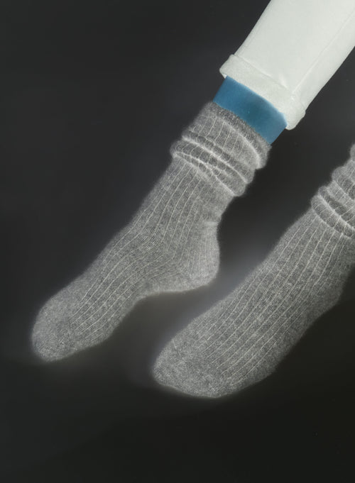 Chaussettes Grises - MAJESTIC FILATURES