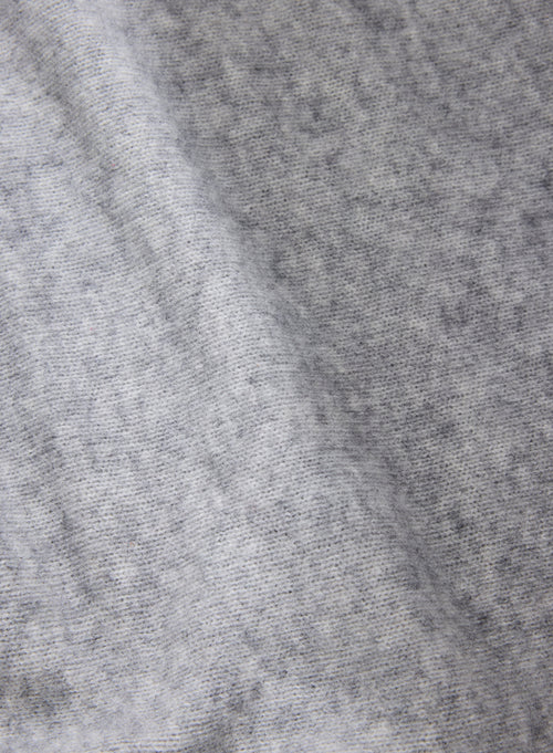 Echarpe Gris chiné en Raccon wool / Polyamide - MAJESTIC FILATURES