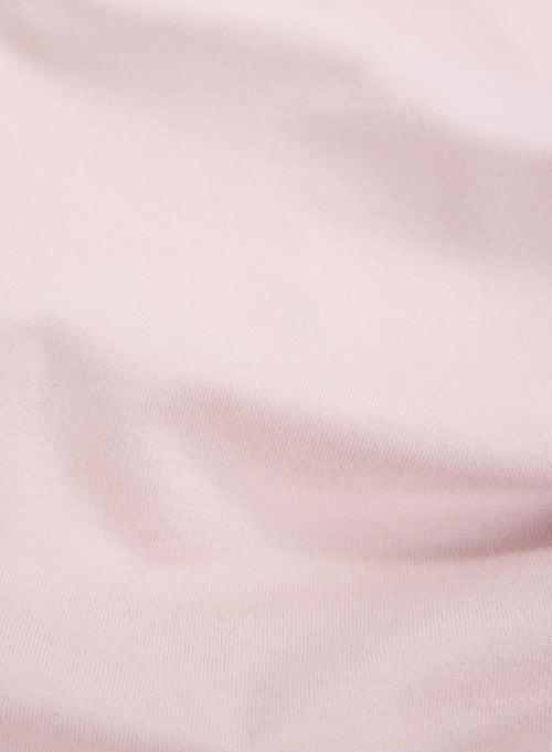 Pink bodysuit with long sleeves and boat neck in Viscose and Elastane - MAJESTIC FILATURES