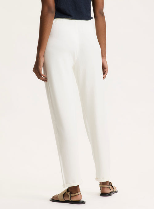 Pantalon Blanc - MAJESTIC FILATURES