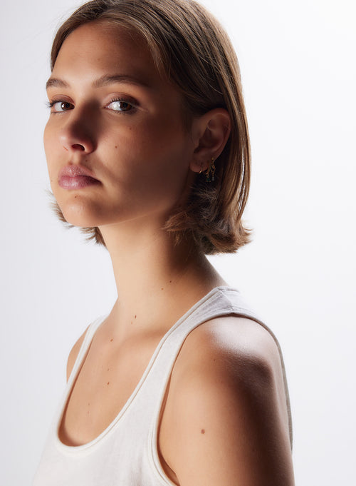 "Cotton / Cashmere Tank top" - MAJESTIC FILATURES