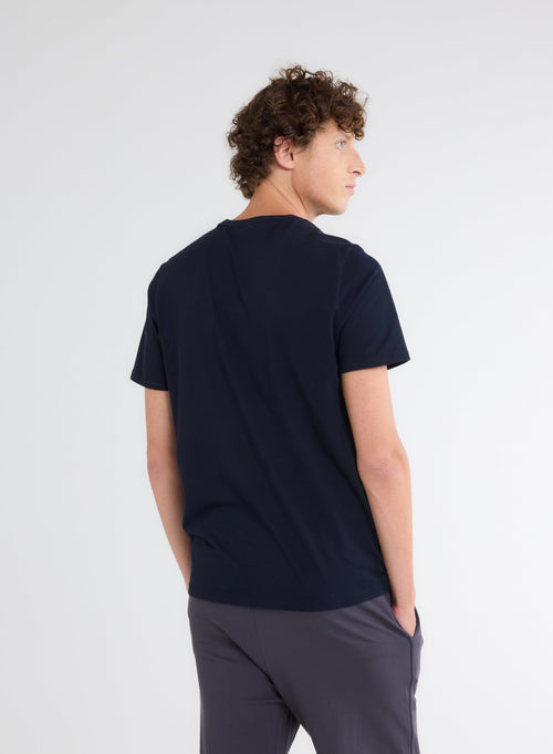 "Julien Deluxe Cotton short sleeve round neck T-shirt" - MAJESTIC FILATURES