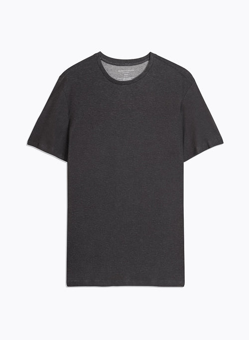 "Cotton / Cashmere double-sided Short Sleeve T-shirt" - MAJESTIC FILATURES