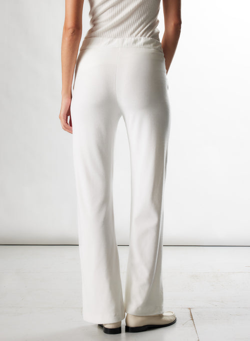 Pantalon Milk en Coton / Modal / Elasthanne - MAJESTIC FILATURES