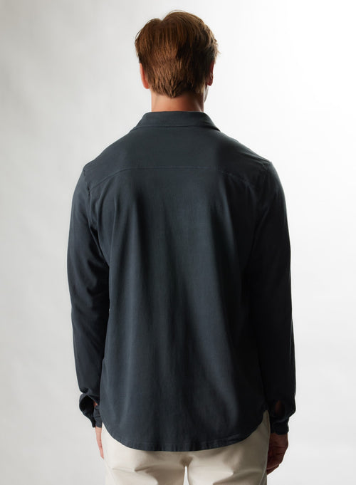 "Organic Cotton Artisanal Deying Herman Shirt" - MAJESTIC FILATURES