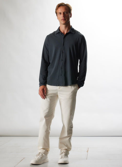 "Organic Cotton Artisanal Deying Herman Shirt" - MAJESTIC FILATURES