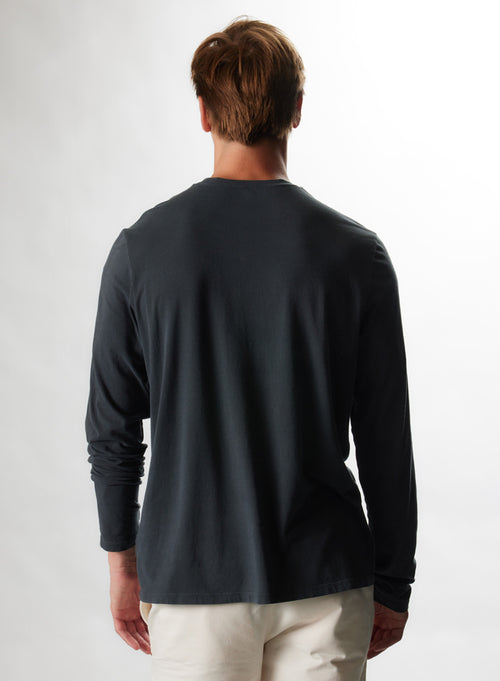 "Organic Cotton / Elastane hand-dyed T-shirt" - MAJESTIC FILATURES