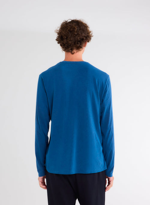 "Man - Henry hand dyed round neck t-shirt" - MAJESTIC FILATURES