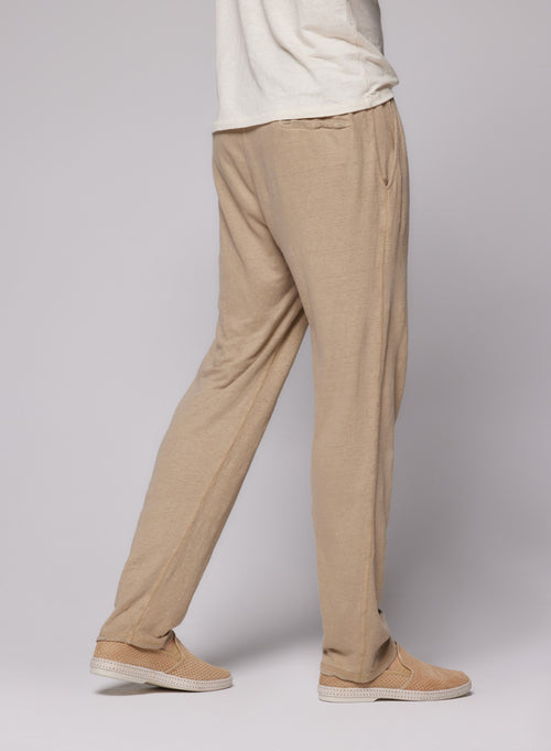 Pantalon Sable en Lin / Elasthanne - MAJESTIC FILATURES