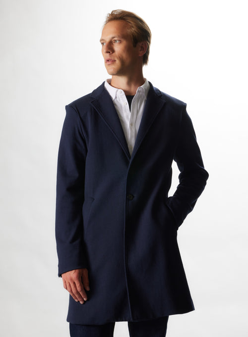 "Cotton /Merino Wool / Cashmire Coat" - MAJESTIC FILATURES