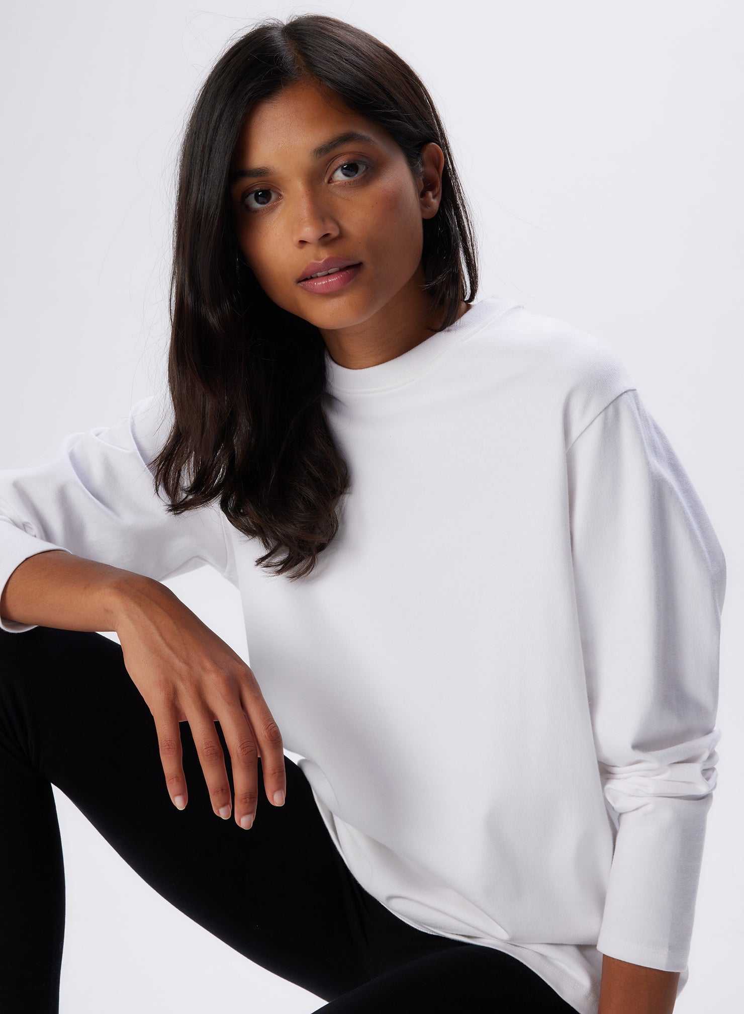 Tee shirt manche longue oversize on sale