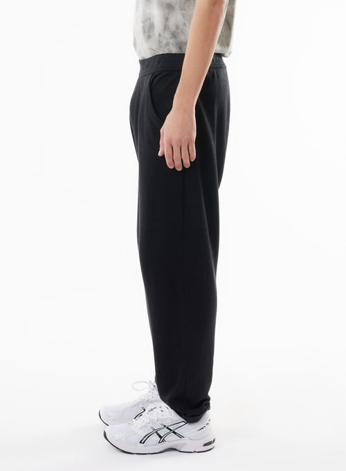 Pantalon Noir en Lin / Coton Organique - MAJESTIC FILATURES