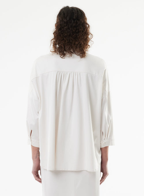 Chemise Blanche Manches 3/4 - MAJESTIC FILATURES