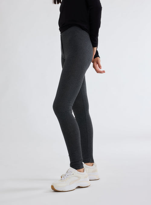 Grey Organic Cotton Pants - MAJESTIC FILATURES