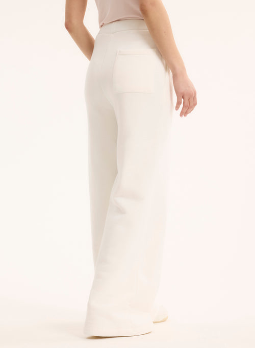 Pantalon Blanc en Coton organique - MAJESTIC FILATURES