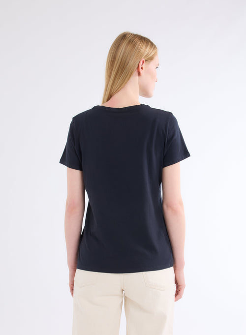 "Polly round neck Silk Touch T-shirt" - MAJESTIC FILATURES