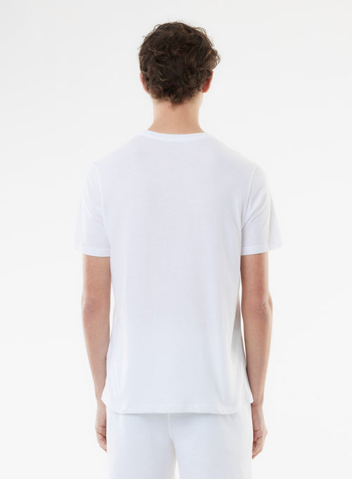 "Patrice Silk Touch Cotton short sleeve round neck T-shirt" - MAJESTIC FILATURES