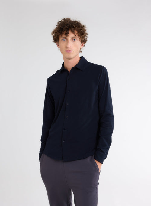 "Organic Cotton Artisanal Deying Herman Shirt" - MAJESTIC FILATURES