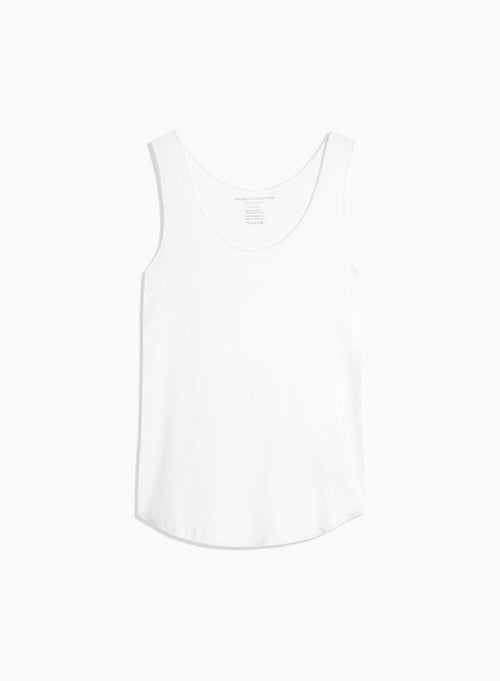 "Abby Viscose / Elastane U-Neck Tank Top with bourdon stitch" - MAJESTIC FILATURES